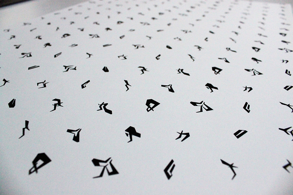 Sérigraphie graffiti typographie